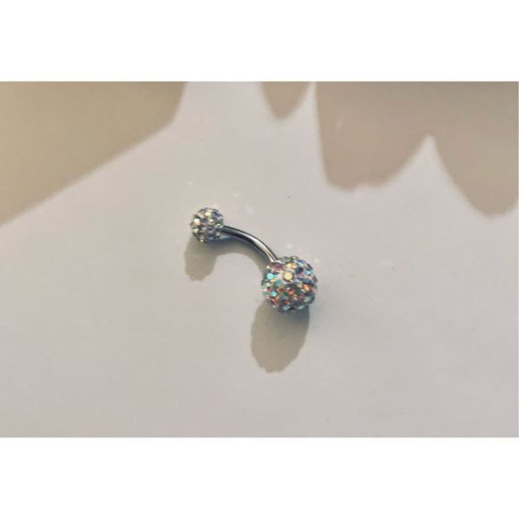 Pretty bling BELLY RING - Picture 1 of 7
